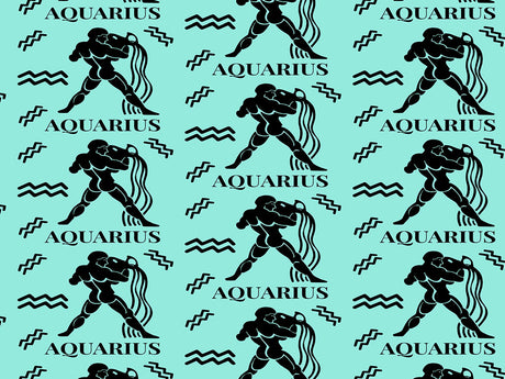 Water Bearer Astrology Vinyl Wrap Pattern~Rwraps Series 914 Digitally Printed Vinyl Wrap~0