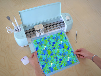 water me paint splatter Cricut Compatible Vinyl