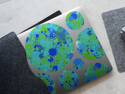 water me paint splatter DIY Laptop Stickers