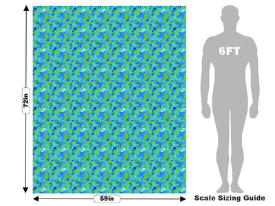 Water Me Paint Splatter Vehicle Wrap Scale~Rwraps Series 914 Water Me Paint Splatter Measurements~1