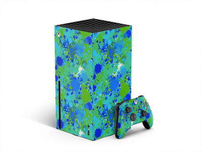 water me paint splatter XBOX DIY Decal