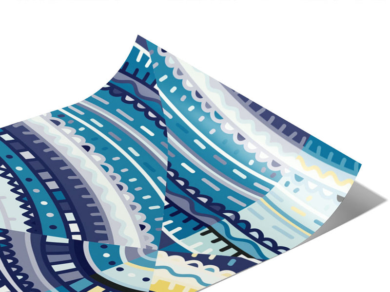 Water Static Art Deco Vinyl Wraps~Rwraps Series 914 Digitally Printed Vinyl Wrap~0