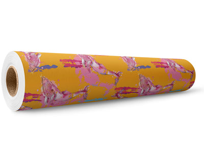 Watercolor Blues Marine Life Wrap Film Wholesale Roll~Rwraps Series 914 Digitally Printed Vinyl Roll~5