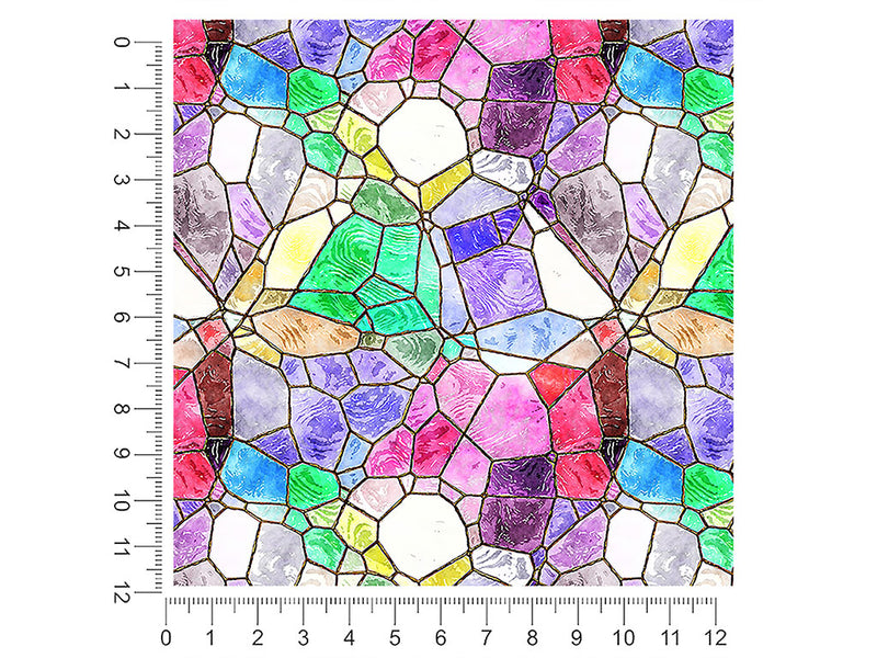 watercolor combinations mosaic 1ft x 1ft Craft Sheets