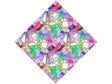 Watercolor Combinations Mosaic Vinyl Wrap Pattern
