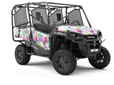 Watercolor Combinations Mosaic Utility Vehicle Vinyl Wrap