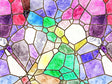 Watercolor Combinations Mosaic Vinyl Wrap Pattern~Rwraps Series 914 Digitally Printed Vinyl Wrap~0