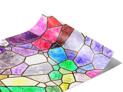 Watercolor Combinations Mosaic Vinyl Wraps~Rwraps Series 914 Digitally Printed Vinyl Wrap~0