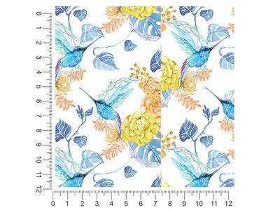 watercolor flight bird 1ft x 1ft Craft Sheets