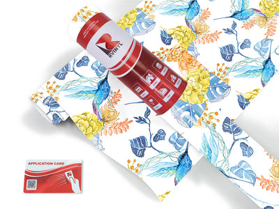 watercolor flight bird Craft Vinyl Roll