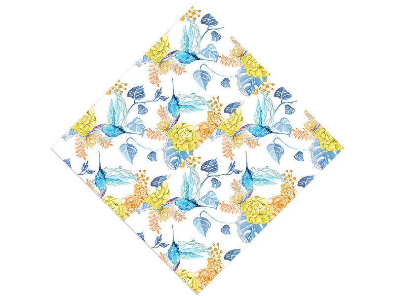 Watercolor Flight Birds Vinyl Wrap Pattern