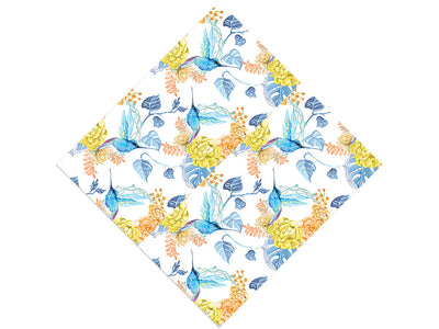 Watercolor Flight Birds Vinyl Wrap Pattern