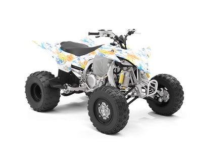 Watercolor Flight Birds ATV Wrapping Vinyl