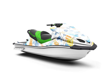 Watercolor Flight Birds Jet Ski Vinyl Customized Wrap