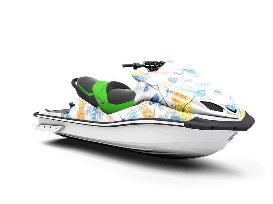Watercolor Flight Birds Jet Ski Vinyl Customized Wrap