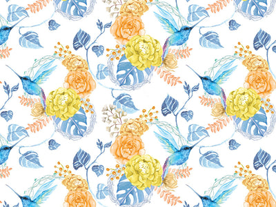 Watercolor Flight Birds Vinyl Wrap Pattern~Rwraps Series 914 Digitally Printed Vinyl Wrap~0