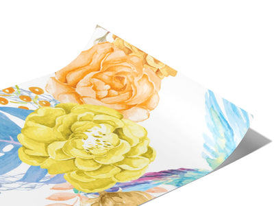 Watercolor Flight Birds Vinyl Wraps~Rwraps Series 914 Digitally Printed Vinyl Wrap~0