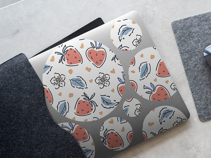 watercolor honeoye fruit DIY Laptop Stickers