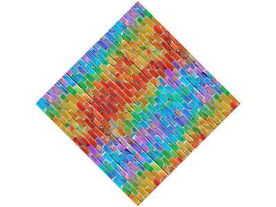 Watercolor  Brick Vinyl Wrap Pattern
