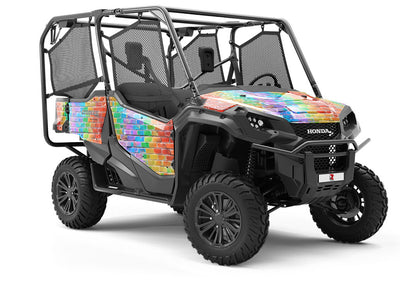 Watercolor  Brick Utility Vehicle Vinyl Wrap