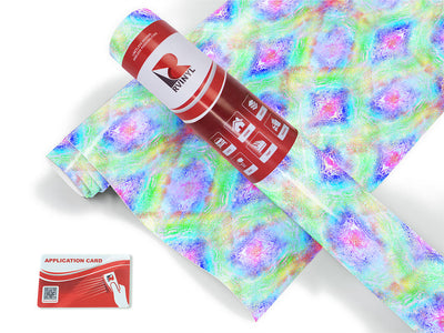 watercolor rainbow tie dye Craft Vinyl Roll