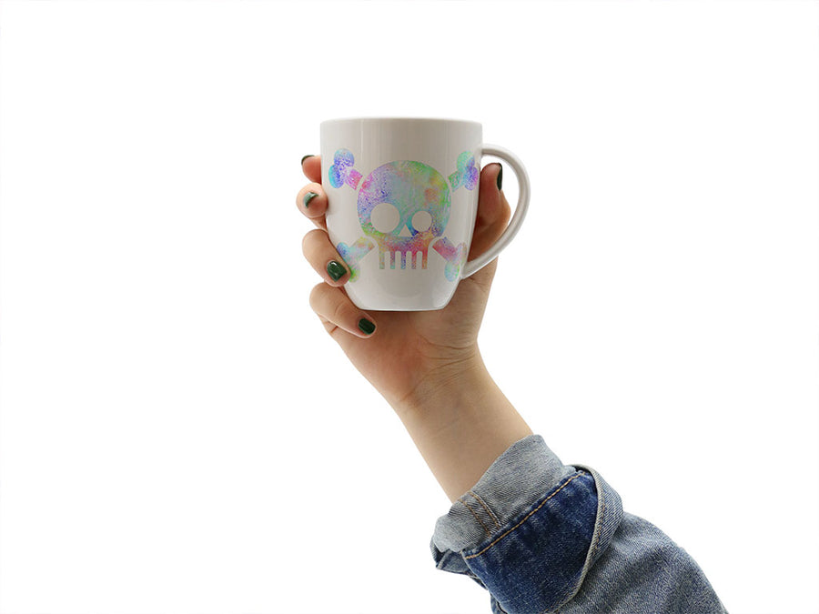 watercolor rainbow tie dye DIY Vinyl Decals