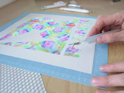 watercolor rainbow tie dye Easy Weed Craft Vinyl