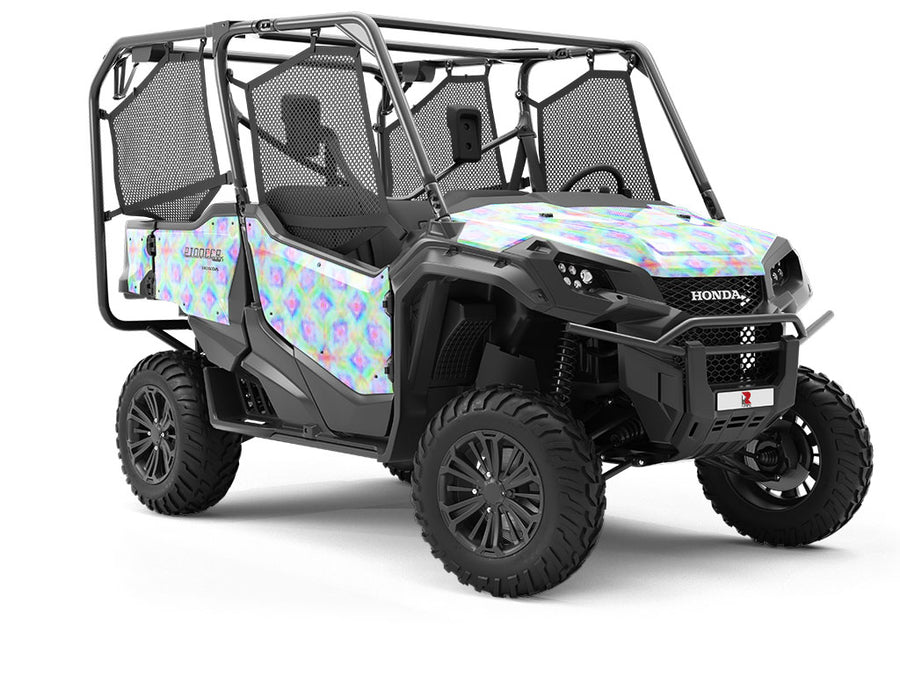 Watercolor Rainbow Tie Dye Utility Vehicle Vinyl Wrap