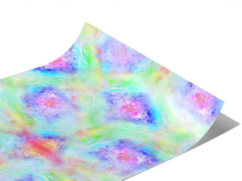 Watercolor Rainbow Tie Dye Vinyl Wraps~Rwraps Series 914 Digitally Printed Vinyl Wrap~0