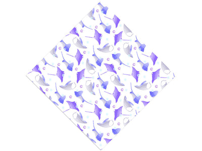Watercolor Rays Marine Life Vinyl Wrap Pattern