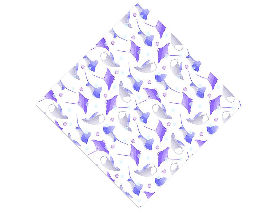 Watercolor Rays Marine Life Vinyl Wrap Pattern