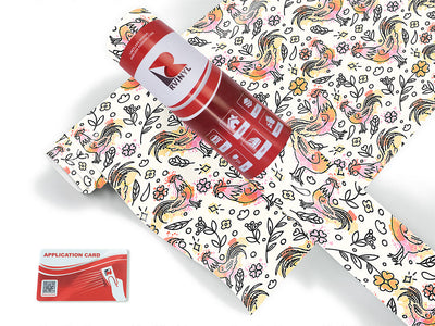 watercolor wakeup bird Craft Vinyl Roll