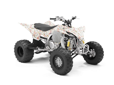 Watercolor Wakeup Birds ATV Wrapping Vinyl