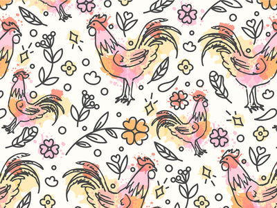 Watercolor Wakeup Birds Vinyl Wrap Pattern~Rwraps Series 914 Digitally Printed Vinyl Wrap~0