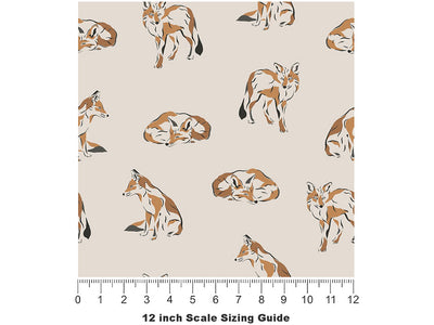 Watercolor Wanderers Animal Vinyl Film Pattern Size 12 inch Scale~Rwraps Watercolor Wanderers Animal Sizing Chart~2