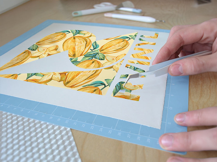 watercolor wishes fruit Easy Weed Craft Vinyl