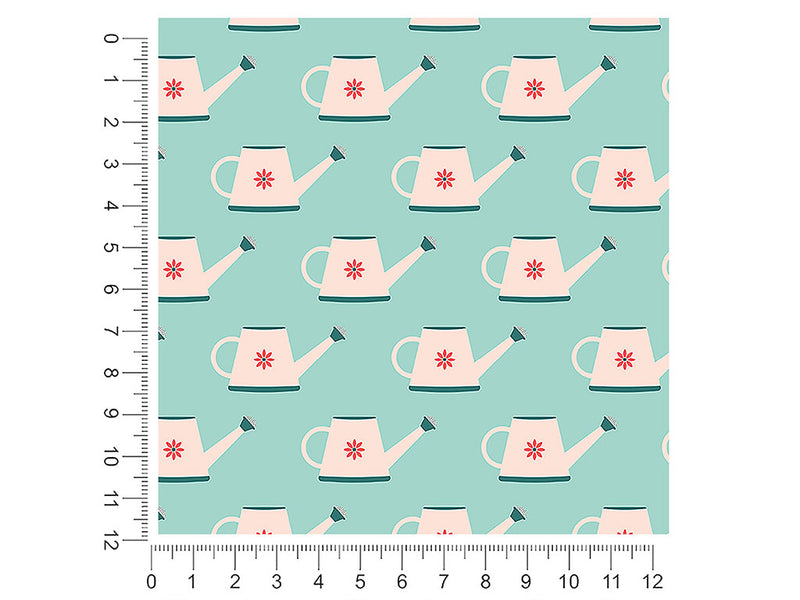 watering cans gardening 1ft x 1ft Craft Sheets