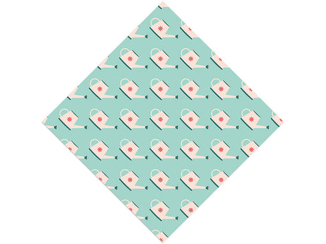 Watering Cans Gardening Vinyl Wrap Pattern