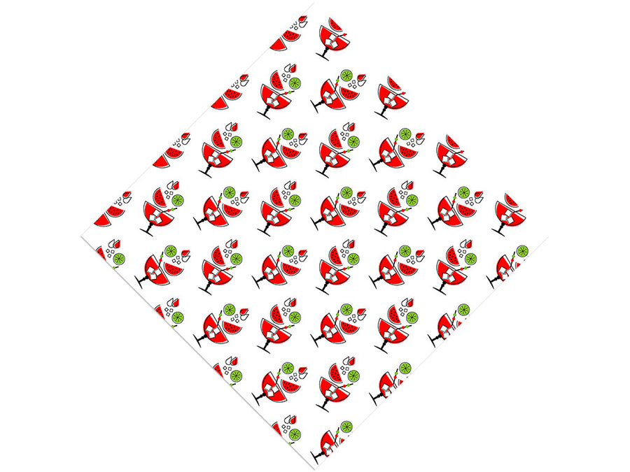 Watermelon Caipirinha Alcohol Vinyl Wrap Pattern