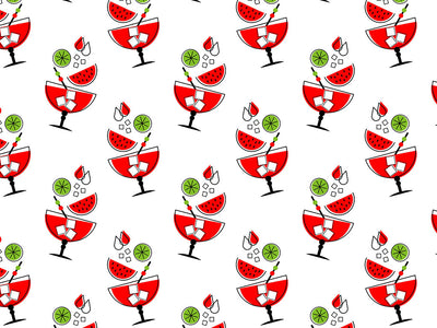 Watermelon Caipirinha Alcohol Vinyl Wrap Pattern~Rwraps Series 914 Digitally Printed Vinyl Wrap~0