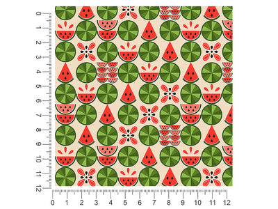 watermelon cravings mosaic 1ft x 1ft Craft Sheets