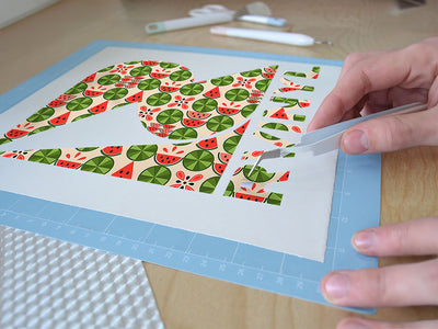 watermelon cravings mosaic Easy Weed Craft Vinyl