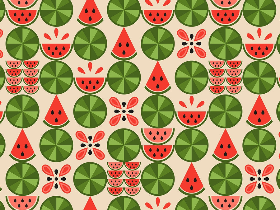Watermelon Cravings Mosaic Vinyl Wrap Pattern~Rwraps Series 914 Digitally Printed Vinyl Wrap~0