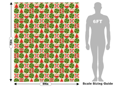 Watermelon Cravings Mosaic Vehicle Wrap Scale~Rwraps Series 914 Watermelon Cravings Mosaic Measurements~1