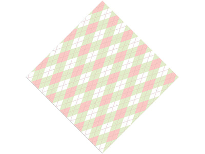 Watermelon Crosses Argyle Vinyl Wrap Pattern