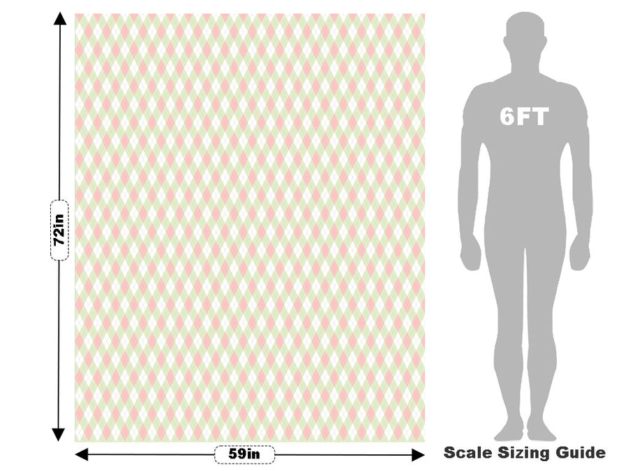 Watermelon Crosses Argyle Vehicle Wrap Scale~Rwraps Series 914 Watermelon Crosses Argyle Measurements~1