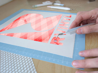 watermelon juice argyle Easy Weed Craft Vinyl