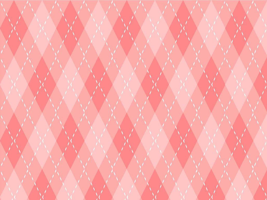 Watermelon Juice Argyle Vinyl Wrap Pattern~Rwraps Series 914 Digitally Printed Vinyl Wrap~0