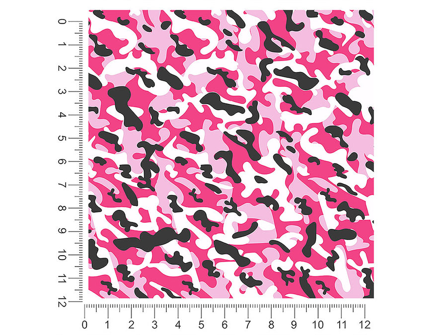 watermelon napalm camouflage 1ft x 1ft Craft Sheets