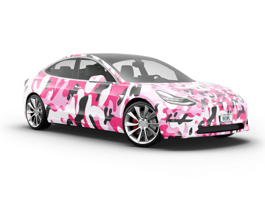 Watermelon Napalm Camouflage Vehicle Vinyl Wrap
